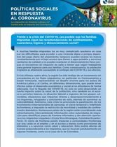BID La Migración en Latinoamérica y el Caribe en COVID-19