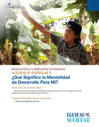 ¿Qué Significa la Mentalidad de Desarrollo Para Mí?