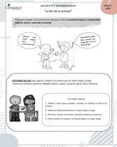 16. La flor de la amistad