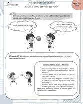 50. Lanza las pelotas con uno y dos manos