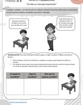 58. Escribo un mensaje importante