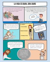 La vida es dura, ora duro - Cómic
