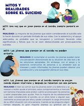 Carteles Mitos y realidades sobre el suicidio