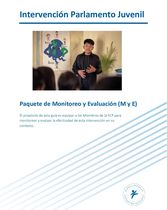 Paquete de monitoreo intervención "Parlamento juvenil"