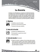 Sesión de enseñanza "La Anemia"