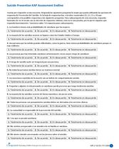 Kit de herramientas para la prevención del suicidio: encuesta final