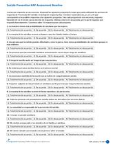 Kit de herramientas para la prevención del suicidio: encuesta de referencia