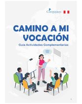 Guía Actividades complementarias "Camino a mi vocación"
