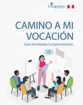 Guía Actividades complementarias "Camino a mi vocación"