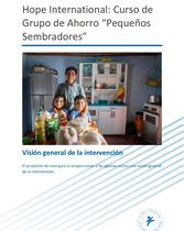 Visión general intervención Grupos de ahorro "Pequeños sembradores"
