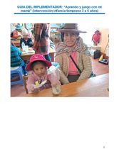 Guía del implementador "Aprendo y juego con mamá"