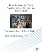 Paquete de monitoreo  intervención Grupos de ahorro "Pequeños sembradores"