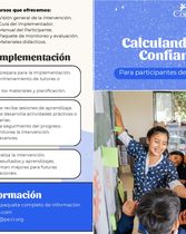 Cartilla intervención "Calculando con confianza - matemáticas de 6 a 9 años
