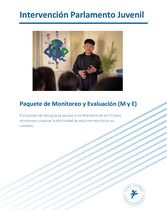 Paquete de monitoreo intervención "Parlamento juvenil"