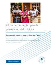 Guía de Monitoreo y Evaluación "Prevención del suicidio"