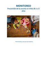 Guía de monitoreo "Prevención de la anemia"