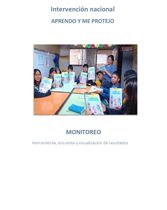 Guía de monitoreo- intervención "Aprendo y me protejo"