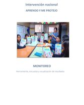 Guía de monitoreo- intervención "Aprendo y me protejo"